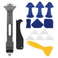 thumbnail image 2 of Nozzle Caulking Finisher Tools Plastic Glass Glue Scraper Sealing Grouting Caulk Nozzles Kit, 2 of 7