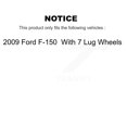 thumbnail image 2 of Transit Auto Front Disc Brake Rotors and Semi-Metallic Pads Kit for Car 2009 Ford F-150 with 7 Lug Wheels K8S-100162, 2 of 11