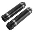 thumbnail image 3 of Handlebar Grip End, Carbon Fiber Motorcycle Handlebar Grip Protective  For Autocycle ,Red,Gold,Silver,Blue, 3 of 8
