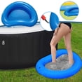 thumbnail image 1 of Boovnll Pool Deals, Inflatable Foot Wash Basin, Spa Foot Pool Portable Footbath, Home Pool Foot Pool Foot Cleaning Pool Foot Wash (1 Pack), Above Ground Pool Accessories, Pool Accessories, 1 of 7