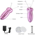 thumbnail image 3 of Electric Facial Hair Remover - Cordless Women's Facial Threading Epilator, 3 of 4
