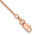 thumbnail image 1 of Quality Gold RSC1-10 Chaîne de Boîte Cheville en Or Rose 14K 10 Po. 0.70 mm, 1 of 1