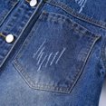 thumbnail image 3 of SHIXIAOO Veste en Jean Décontractée pour Femmes Ajustée Extensible Courte Légère Confortable Élégante Polyvalente pour Printemps Automne Hiver Mode Grande Taille Gilet Femme Léger Femme Long, 3 of 8