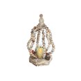 thumbnail image 1 of Lanterne Ouverte En Forme De Courge Avec Perles En Bois Et Led, 1 of 3