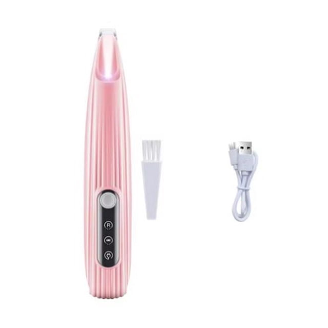 Low Noise Pet Foot Shaver Smart Display Waterproof Paw Hair Trimmer Repair Dog Feet with Led