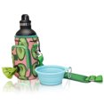 thumbnail image 1 of Made Easy Kit Water Bottle Carrier with Pocket for Dog Poop Waste Bags and Adjustable Padded Shoulder Strap, 1 of 1