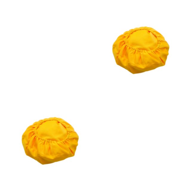 Decodeary Chair Cover Set Easy To Install Soft And Comfortable Durable And Dustproof Made yellow 2Set
