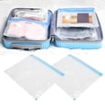 thumbnail image 3 of Keenso Sac sous Vide de Voyage, 2 Pcs Sac de Rangement sous Vide Gain de Place Compressé Scellé Sac de Voyage avec Entrée d'Air Filetée 3,5 cm, Sac de Rangement Compressé, 3 of 7