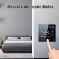 thumbnail image 3 of Riwcyla Smart WiFi Thermostat Voice Control 3A Digital Programmable LCD Display Touchscreen Underfloor Heating Temperature Controller Digital Intelligent Wall Thermostat for Water Heating Compatibl, 3 of 6