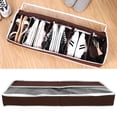 thumbnail image 4 of Large Shoe Organizer, PVC Cover Adjustable Dividers Design Underbed Visible Shoe Storage Box Bin for Women and Men, 4 of 8