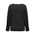 thumbnail image 3 of XZNGL Chandail pour Femmes, Mode, Couleur Unie, Col Rond, Chaud, Manches Longues, 3 of 6