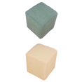 thumbnail image 1 of jifeng 2 Pcs Housse de Pouf Extensible Housse de Pouf Vert + Vert+beige, 1 of 9
