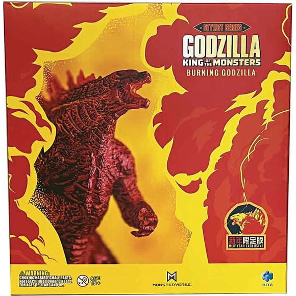 Godzilla Roi des Monstres Figurine Statique de 8 Pouces Stylist Exclusive - Godzilla en Feu