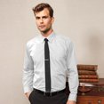thumbnail image 2 of Premier Chemise Habillée en Popeline à Manches Longues pour Hommes Premier, 2 of 3