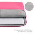thumbnail image 4 of CUITING 14 Inch Laptop Sleeve Protective Case Soft Fluffy Lining Cover Carrying Bag with Front Pocket & Accessories Pouch Compatible with 14” Notebook Computer Chromebook(Gray Upgraded Ve, 4 of 6