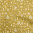 thumbnail image 1 of oneOone Cotton Poplin Gamboge Yellow Fabric Asian Floral Block Sewing Craft Projects Fabric Prints by Yard 42 Inch Wide, 1 of 4