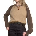 thumbnail image 3 of Chandail en Molleton Surdimensionné pour Femmes Y2k à Manches Longues, Col Rond, Ample, T-Shirt, Esthétique Grunge, Mode Urbaine, 3 of 6