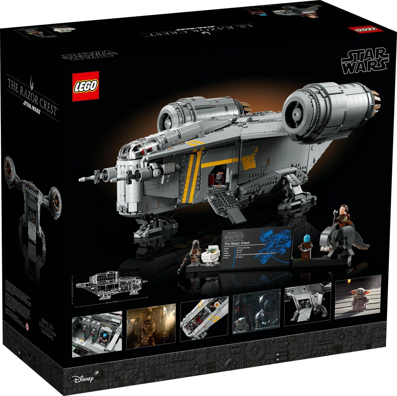 LEGO Star Wars Le Razor Crest 75331 Ensemble de construction (6187 pièces)