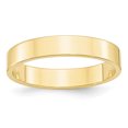 thumbnail image 1 of 10K Yellow Gold 4mm Light Weight Flat Band Size 12, 1 of 3