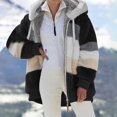thumbnail image 5 of 2025 Jacket Polyester Hooded athletic Jacket Women Outdoor Women Fleece Button Jacket Women Fleece Cardigan Womens Jacket Women Full Zip Active Fleece, 5 of 5