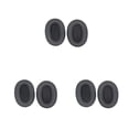 thumbnail image 3 of ziyahi Coussinets d'Oreille Coussinets d'Oreille à Réduction de Bruit Casque Coussin Ellipse Cache-Oreilles Remplacement pour Écouteurs WH-XB900N Noir 3 Ensembles, 3 of 6