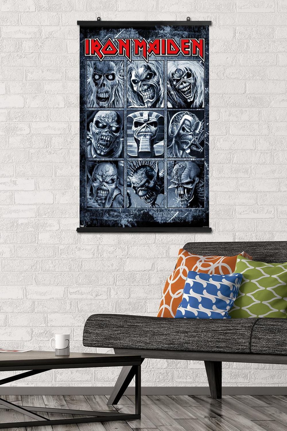 Iron Maiden - Grid Wall Poster, 22.375" x 34"