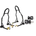 thumbnail image 1 of Venom Motorcycle Front+Rear Dual Lift Stand - w/ Spools Compatible with Honda CBR250R 2011 CBR 250 R, 1 of 6