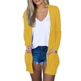 thumbnail image 2 of Qertyioot Blouse Décontractée à Manches Longues pour Femme avec Poche Cardigan, 2 of 7