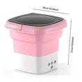thumbnail image 2 of Portable Foldable Mini Washing Machine For Small Laundry Smart Cleaning Socks Underwear Compact Washer Ideal For Bathroom Kitchen Living Room, 2 of 6