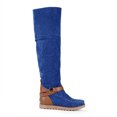 thumbnail image 4 of Bottes pour Femmes à Bout Rond, Mode, Décontractées, avec Boucle de Ceinture, Talon Bas, Bottes Plates, 4 of 4