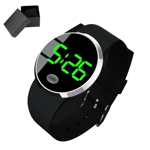 Fashion Plastic Watch LED Electronic Watch Clear Hour Display Long-term Use Material Simple Design For Business