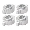 thumbnail image 1 of Baohd Premium Pack of 4 Coupling Conversion Adapters for Zero-Z 1/28 RC Car Replacement silver inner dia 2x3mm 1Set, 1 of 4