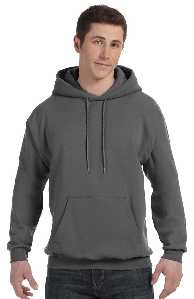 Hanes Men's Fleece Full Cut Athletic Hooded Pullover