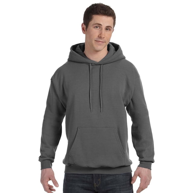 Hanes Men's Fleece Full Cut Athletic Hooded Pullover