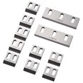 thumbnail image 1 of VEVOR Shredder Blades, Alloy Steel Shredder Machine Blade Kit with 9 Rotating and 2 Fixed Blades, High-Hardness SKD-11 Blade, Compatible with Model 180 Plastic Grinder, 1 of 9