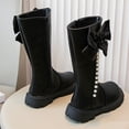 thumbnail image 4 of RXIRUCGD Shoes Fall/Winter New Bow Children's High Little Girl's Fashionable Single Boot, 4 of 9