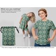 thumbnail image 5 of oneOone Polyester Spandex Dusty Teal Green Fabric Damask Sewing Material Print Fabric By The Yard 56 Inch Wide, 5 of 5