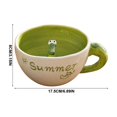 thumbnail image 3 of Ceramic Mug Cute Coffee Cup with Handle for Home Office Birthday Gift, 3 of 7