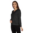 thumbnail image 3 of Inkmeso Solid Button Henley T-shirt For Womens Casual BasicLong SleeveTee T-shirts, 3 of 7