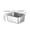 A, variant on Amzcrzy Kitchen Appliances Stainless Steel Food Preparation Box Refrigerator Preservation Box Sub Hot Pot Side Box Rectangular Outdoor Cooking Picnic Box Picnic Blanket Kitchen Utensils Set