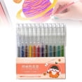 thumbnail image 2 of ZTTD Glitter Gel Pens, 12 Colors Glitter Pens for Adult Coloring Books, Journaling, Drawing, Scrapbooking and DIY Crafts, Retractable Gel Ink Pens for Art and Work, 2 of 8