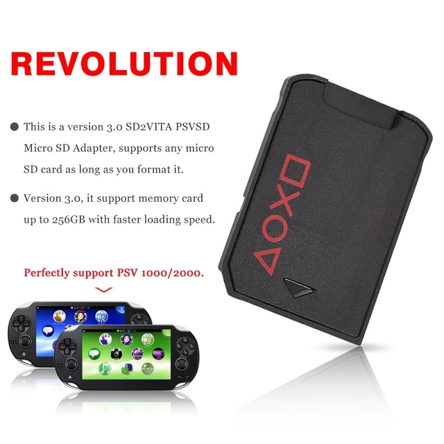 Adapter, PSVSD Adapters 256GB Memory Card Insulation Material Faster Loading Speed For 2000