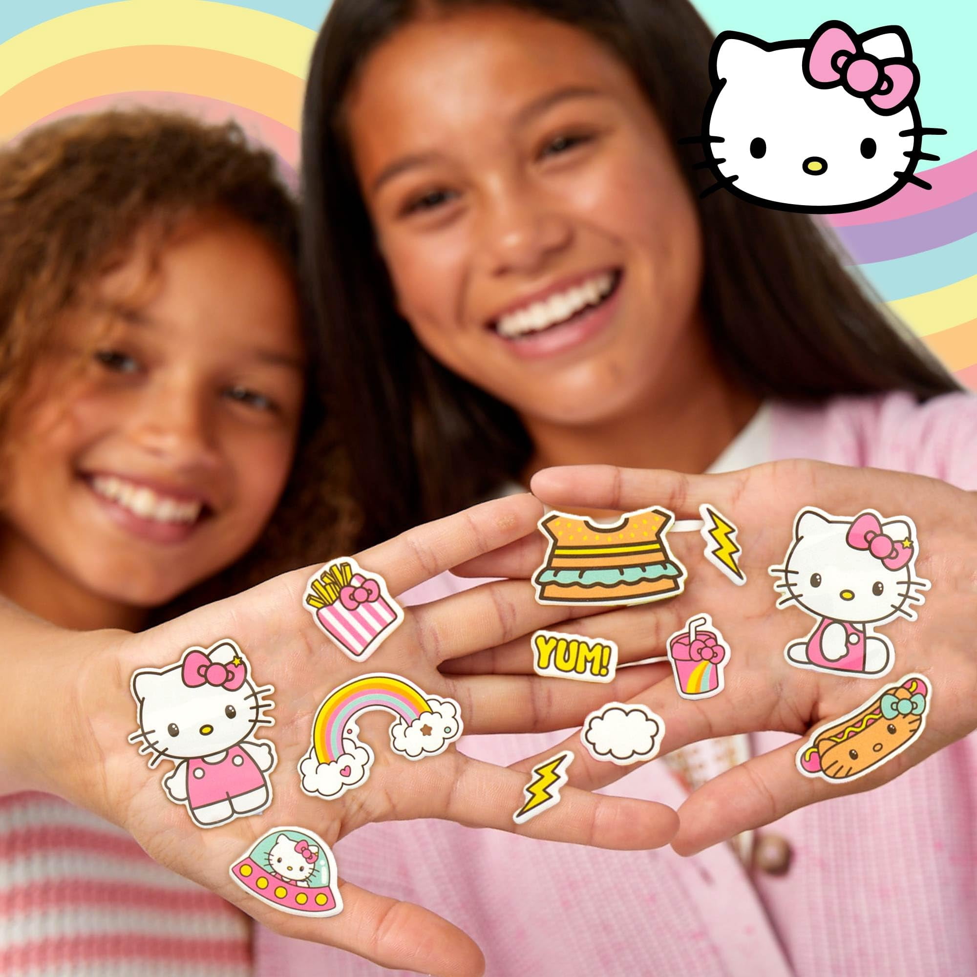 Hello Kitty & Friends Ensemble d’autocollants Café Puffy