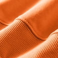 thumbnail image 5 of Milgrthf Unisexe Garçons Filles Chandails d'Automne Sport Décontracté Manches Longues Fermeture Éclair Complète Mignon Col Ras du Cou Basique Couleur Unie Chandails à Capuchon Chandail avec Poche Orange 9-10 Ans, 5 of 5