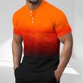 thumbnail image 2 of Plebaso T-shirts de Mode pour Hommes à Boutons, Manches Courtes, Chandails à Enfiler, Chemises d'Été Décontractées Basiques, T-Shirts, Hauts pour Hommes, 2 of 6