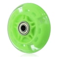 thumbnail image 4 of relayinert Roue de Scooter en Métal PU Portable Universelle 80mm Remplacement Patin en Ligne Roues d'Éclairage Colorées Composant Vert, 4 of 6