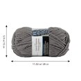 thumbnail image 3 of Fil en Chenille Gris Foncé Confortable MAINSTAYS, 3 of 3