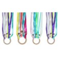 thumbnail image 2 of MasteelfCA 4 Pcs 25cm Accessoire de Cloche de Cheerleading Manche Rond en Bois Ruban de Danse pour Fête de Performance de Scène de Festival (Coloré Aléatoire), 2 of 7