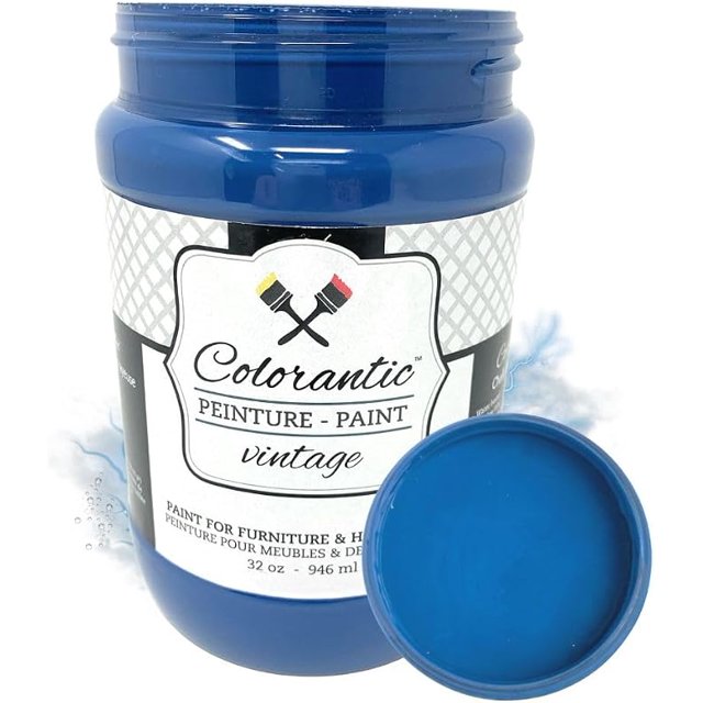COLORANTIC | Summer Storm Water-Based Chalk Paint for Furniture & Home Decor | Matte Decorative Paint | 32 oz