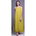 thumbnail image 4 of Bimba Robe de Nuit en Rayonne Imprimée pour Femmes, Sans Manches, Tenue de Nuit, Robe Maxi - TP, 4 of 5
